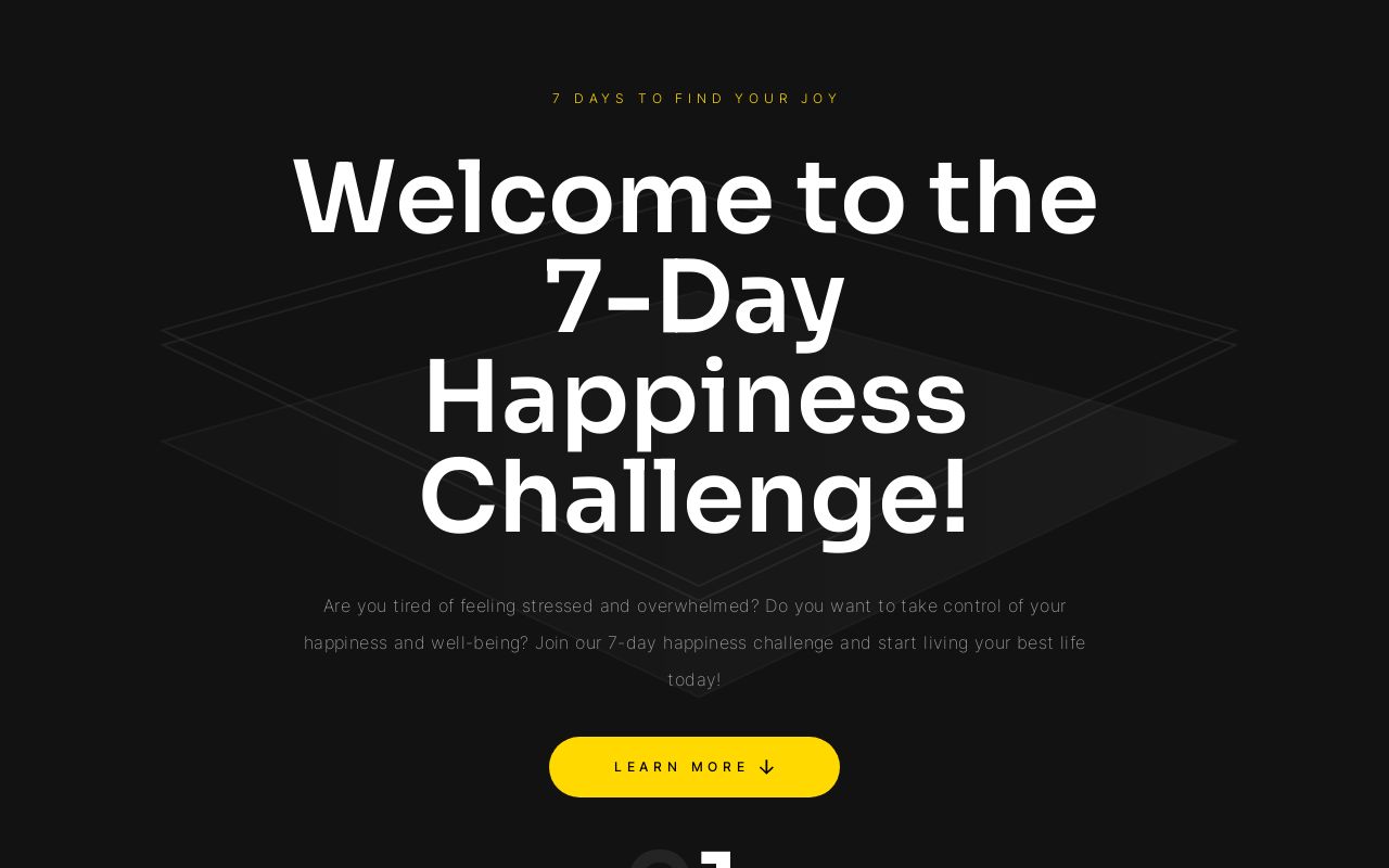 7 day happiness challenge